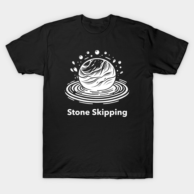 Stone Skipping Skimming T-Shirt by ThesePrints